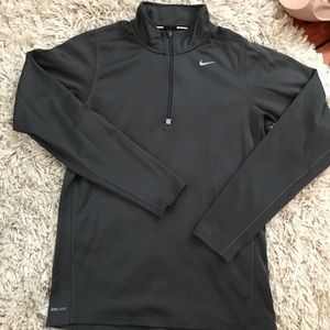 Nike Dri-Fit Grey Quarter zip